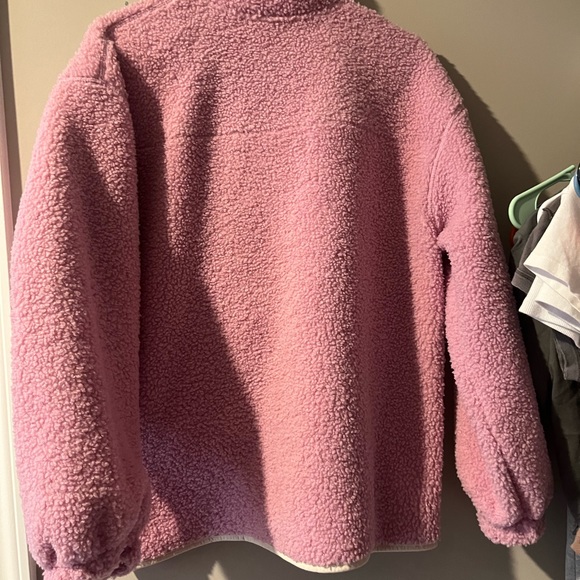 Universal Threads pink sherpa jacket size small - Picture 2 of 2